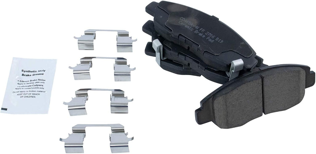 Front Performance Brake Pad & Rotor Kit, with Chemical Kit Ceramic Premium G-Coated Compatible with 2006-2011 Honda Civic