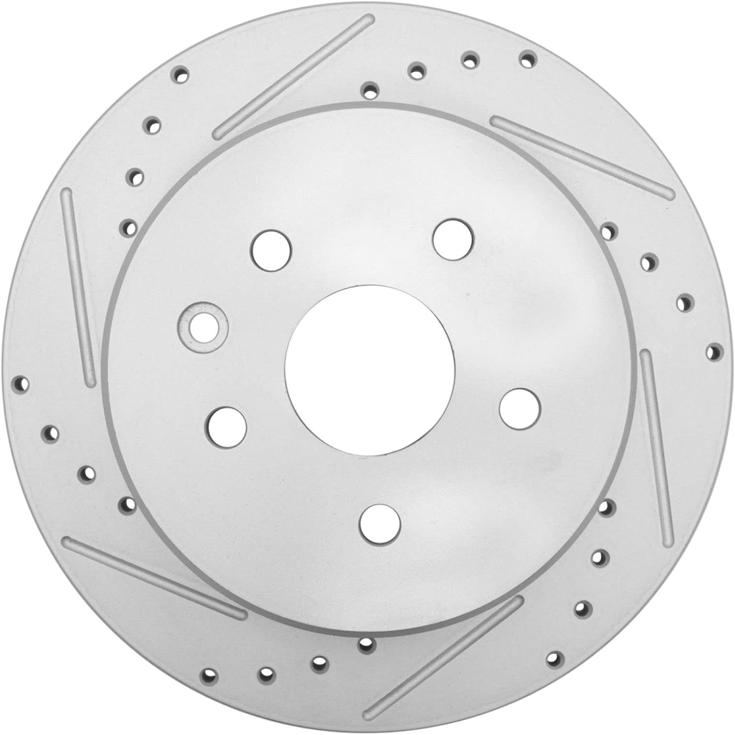 TRQ Performance Front and Rear Brake Rotor Set G Coated Drilled and Slotted Compatible with 1998-2005 Lexus GS300 1998-2000 GS400 2001-2005 GS430 2001-2005 IS300 2002-2010 SC430