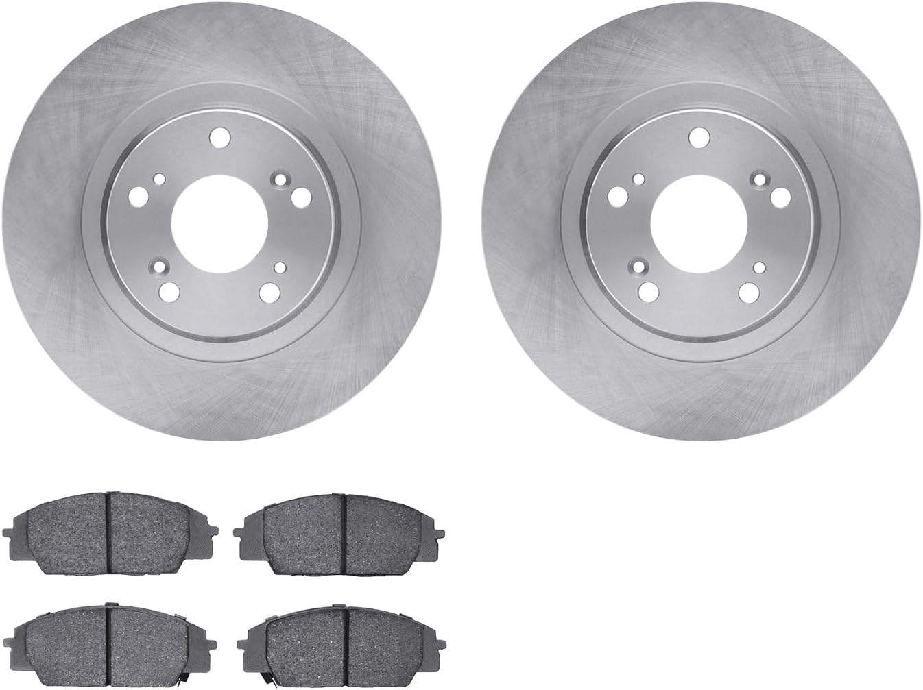 Dynamic Friction Company Brake Kit For 2006-2011 Honda Civic| Front 5000 Advanced Brake Pads and Rotors Kit