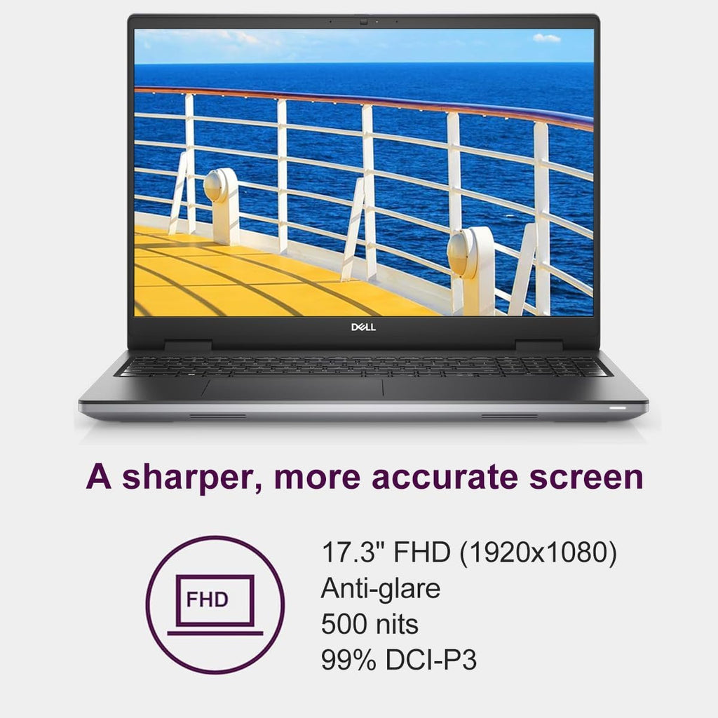 Dell Precision 7000 7780 Mobile Workstation Laptop, NVIDIA RTX 2000 Ada 8GB, 32GB LPCAMM2 DDR5 RAM, 17.3' FHD, Intel 24-Core i9-13950HX (>Ultra 7-165H), IST Computer Customized 1TB/2TB SSD, Win 11 Pro