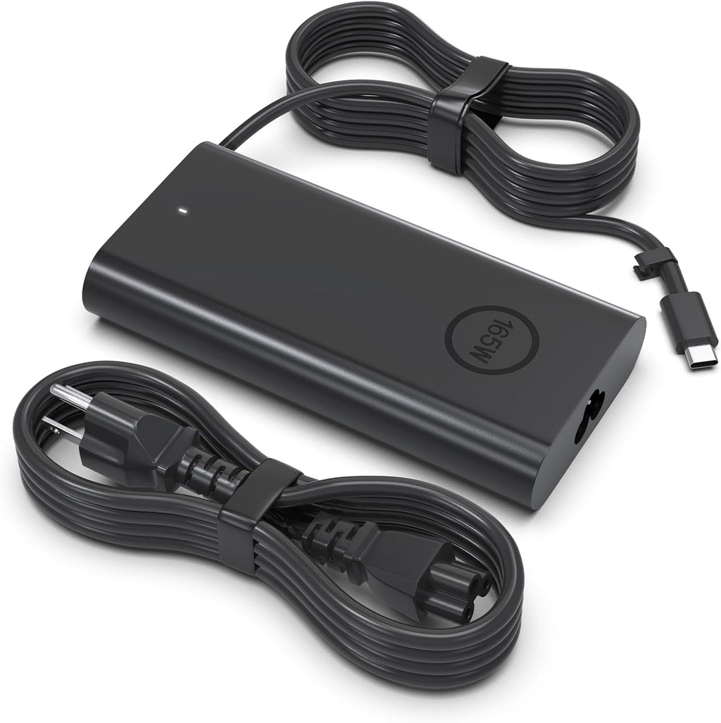 GKLSPL 165W/280W USB-C GaN AC Adapter Compatible with Dell Pro Max 16 Plus MB16250 Pro Max 18 Plus MB18250 Pro Max with GB10 FCM1253,Support PD 3.1