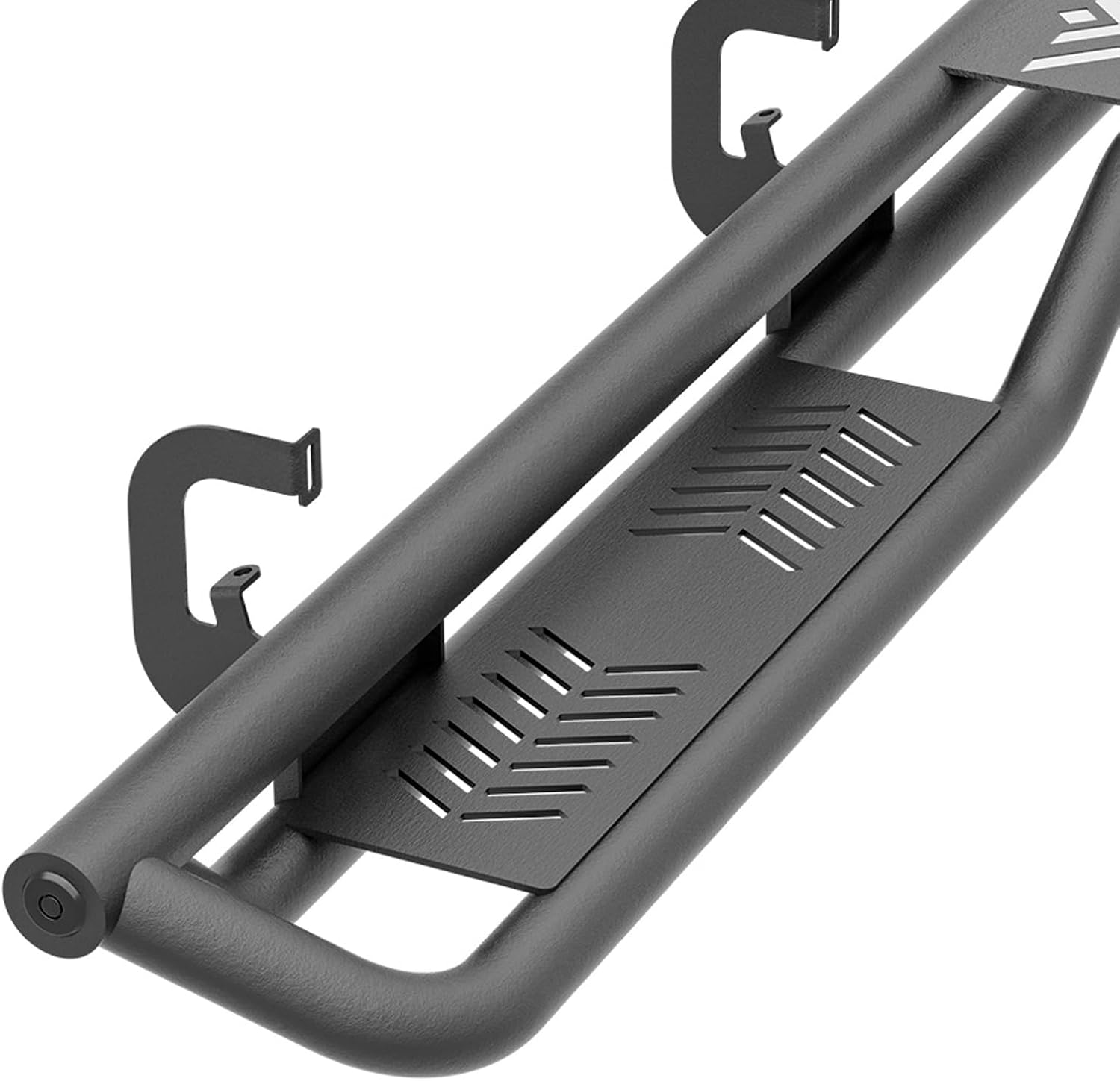 YZONA Two Raised Steps Double Cab Running Boards Compatible with 2007-2018 Chevrolet Silverado & GMC Sierra 1500, 2007-2019 Chevy Silverado & GMC Sierra 2500 3500 HD Extended Cab Side Step Nerf Bar