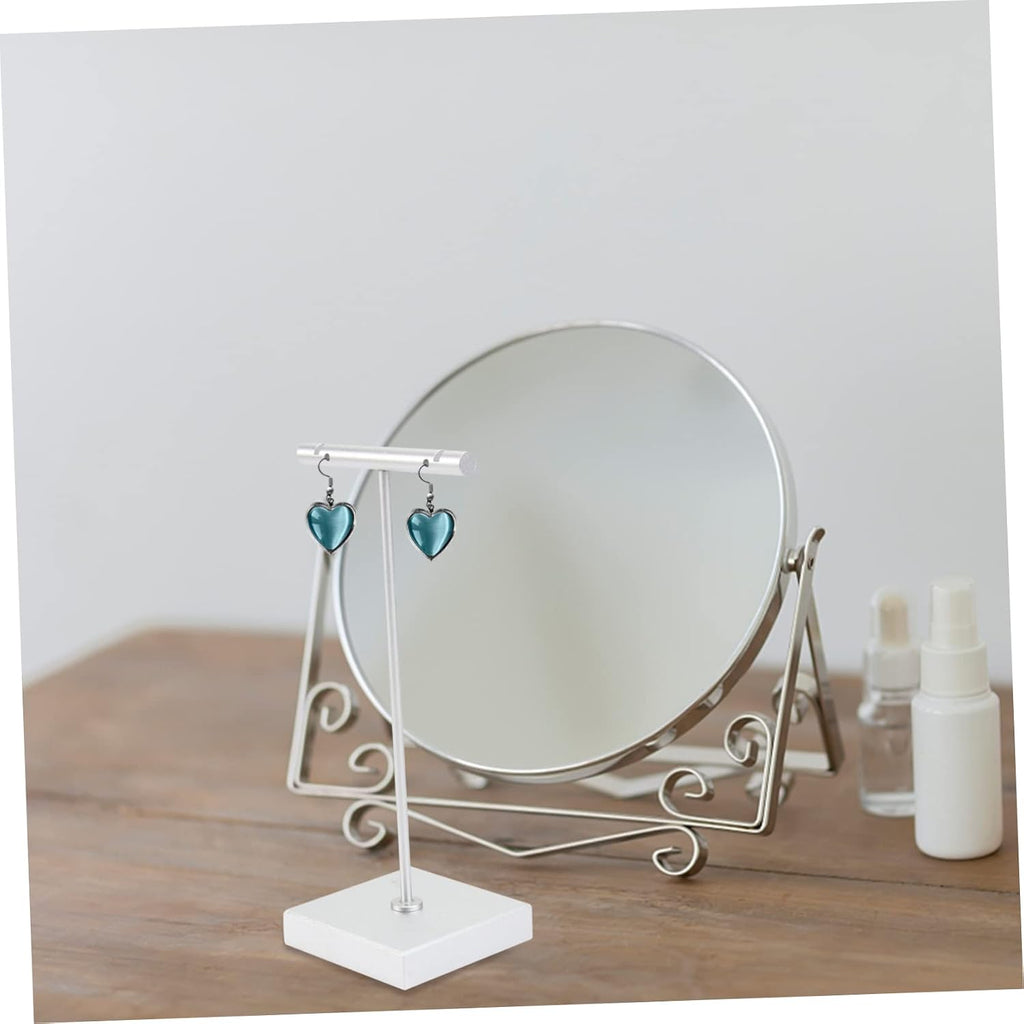 1pc Earring Display Stand Earrings Holder Jewelry Holder Stand T- Shaped Storage Rack Earring Display Bracelet Stand Jewelry Storage Stand Aluminum Alloy Monitor Detachable