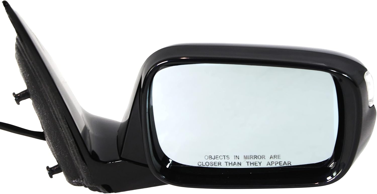 Kool Vue Passenger Side Power Heated Mirror for Acura MDX 2007-2009 With Signal Light & Memory Paintable For Models Without Power Liftgate