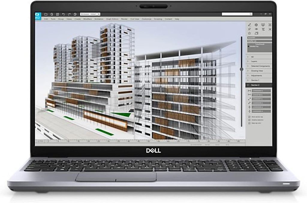 Dell Precision 3551 15.6-Inch Full HD Display Mobile Workstation Intel Core i7-10850H Processor 32GB RAM 512GB SSD NVIDIA Quadro Windows 11 Pro (Renewed)