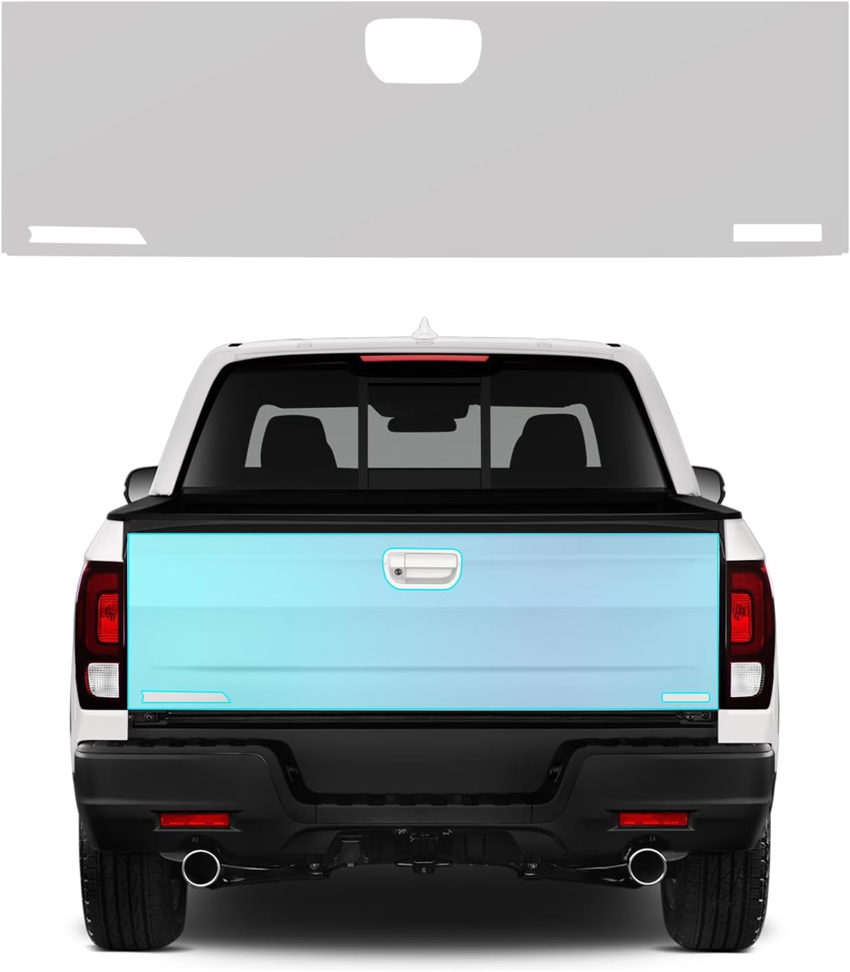 for 2024-2025 Honda Ridgeline Precut Paint Protective Film 8.5 Mil TPU PPF Clear Car HD Scratch Exterior Accessories (Trunk 1Pcs)
