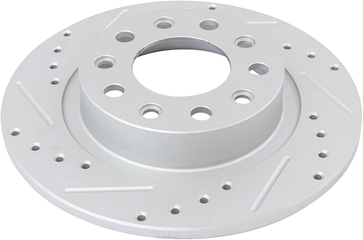 TRQ Performance Front and Rear Brake Rotor Set G Coated Drilled and Slotted Compatible with 2013-2016 Dodge Dart