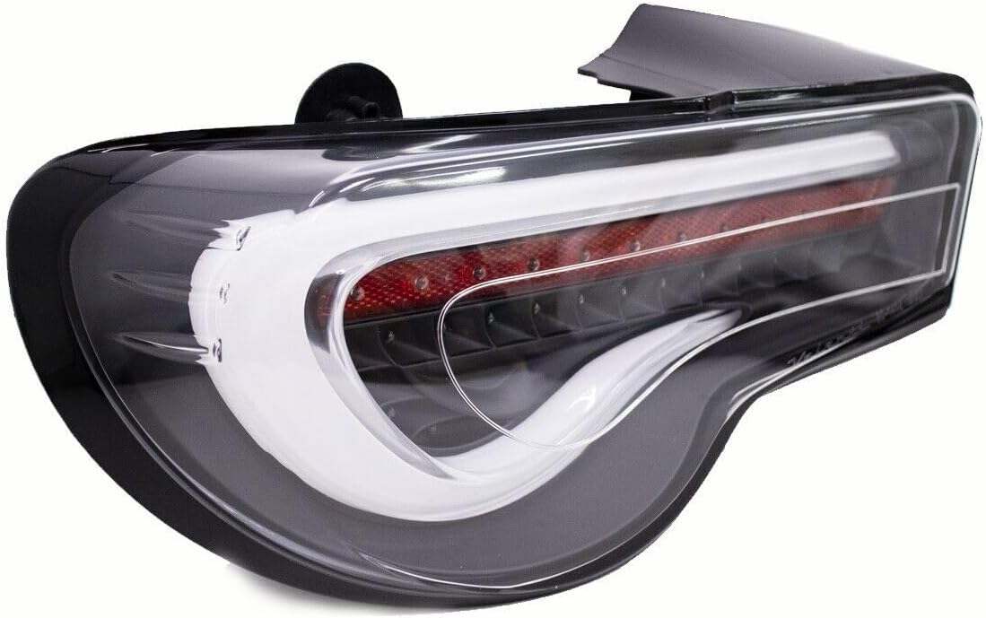 Exterior Accessories lights - LED Tail Lights Sequential Signal Turn Signal Black Housing/White bar Compatible With 2012-2021 Toyota 86 Subaru BRZ Scion FRS ZN6/ZC6 Gen1