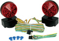 MAXXHAUL 50015 12V Magnetic LED Towing Lights With Magnetic Base - DOT Compliant, Pack of 6