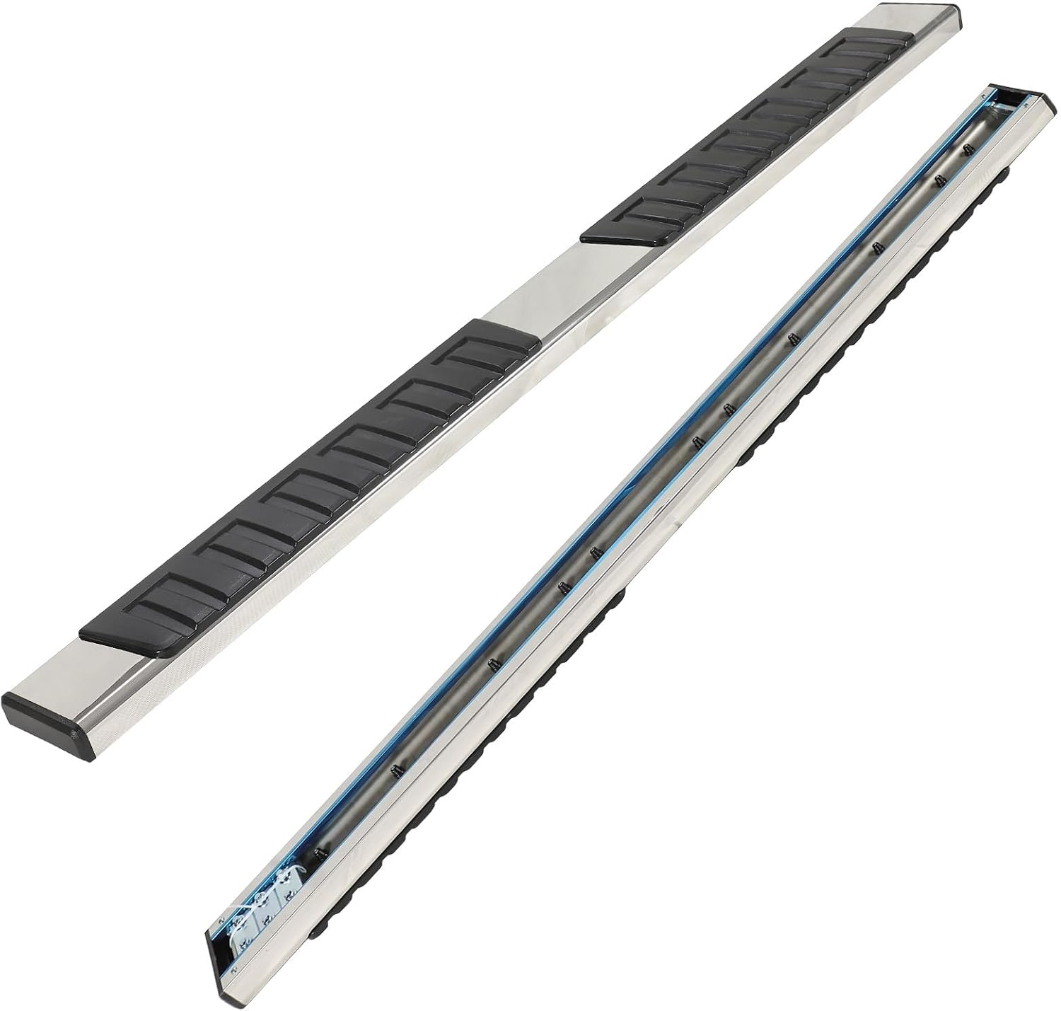 PZ 6' Running Boards Side Steps Compatible with 2019-2026 Chevy Silverado/GMC Sierra 1500 Crew Cab,2020-2026 Silverado/Sierra 2500/3500HD,500LBS No Drill Truck Running Boards Direct Fit Nerf Bar