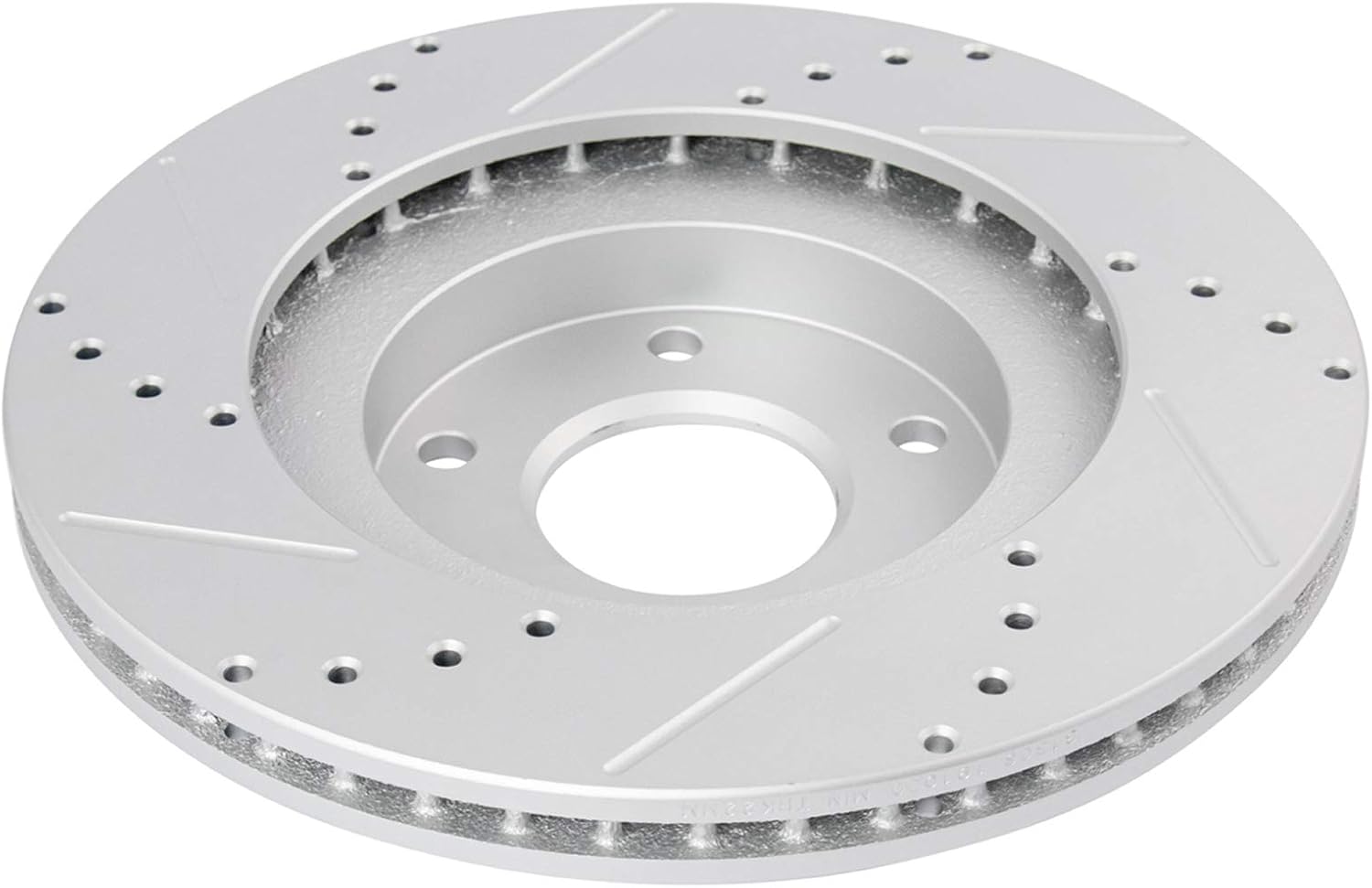 TRQ Performance Front and Rear Brake Rotor Set G Coated Drilled and Slotted Compatible with 2002-2006 Nissan Altima