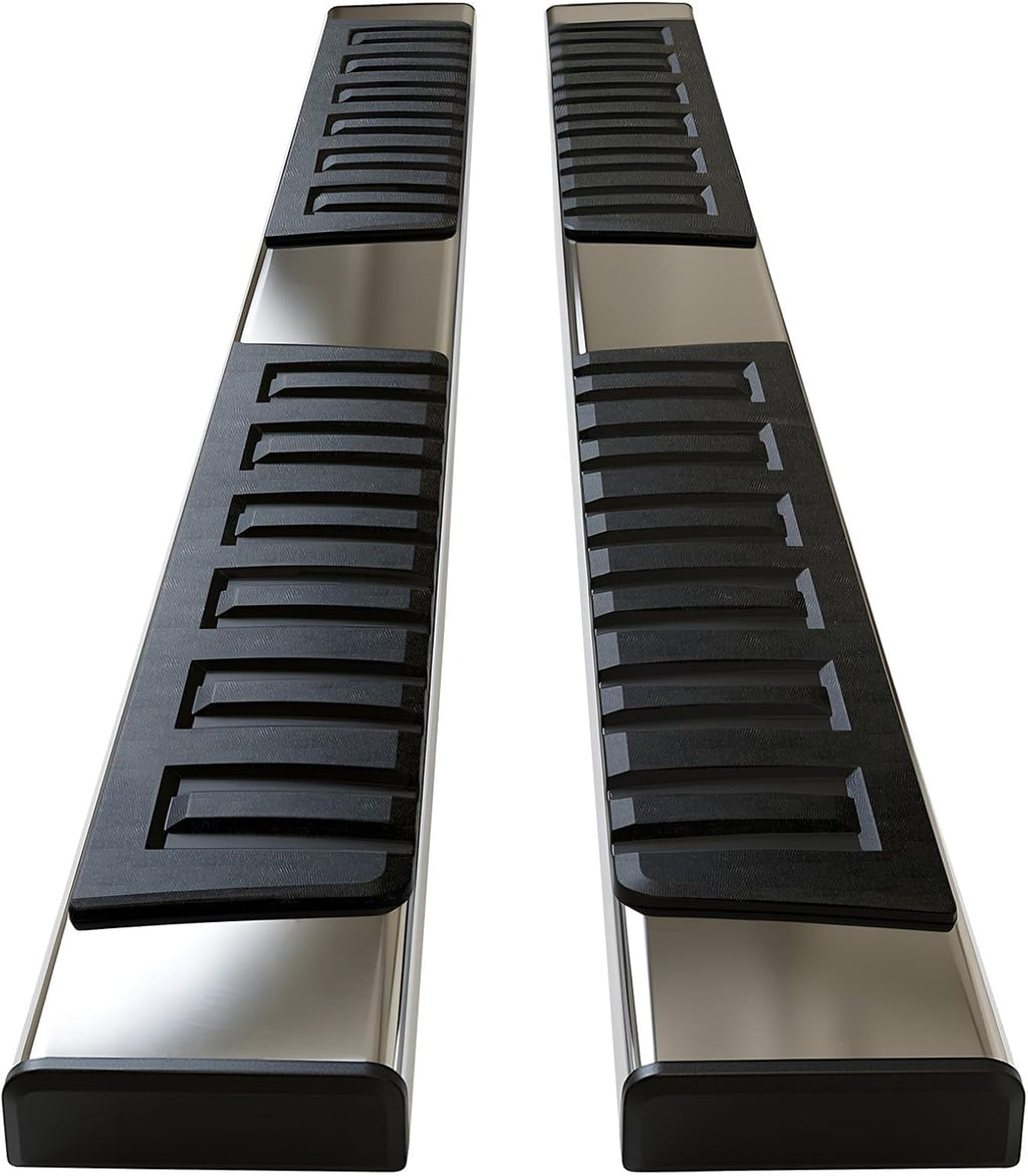 PZ 6' Running Boards Side Steps Compatible with 2019-2026 Chevy Silverado/GMC Sierra 1500 Crew Cab,2020-2026 Silverado/Sierra 2500/3500HD,500LBS No Drill Truck Running Boards Direct Fit Nerf Bar