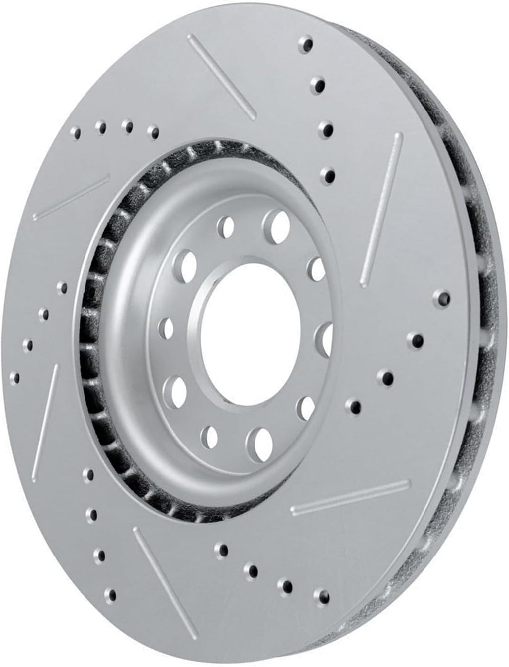 Detroit Axle - Front Brake Rotors for 2016-2024 Chevrolet Camaro 2020-2025 Cadillac CT5, Drilled and Slotted Disc Brake Rotors Set Replacement : 12.64' inch Front Rotor