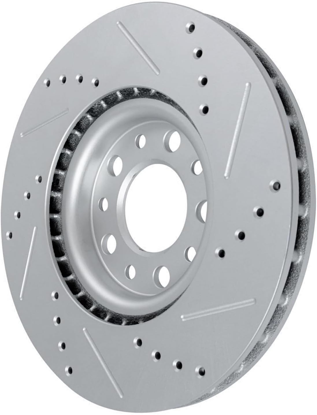 Detroit Axle - Front Brake Rotors for 2016-2024 Chevrolet Camaro 2020-2025 Cadillac CT5, Drilled and Slotted Disc Brake Rotors Set Replacement : 12.64' inch Front Rotor