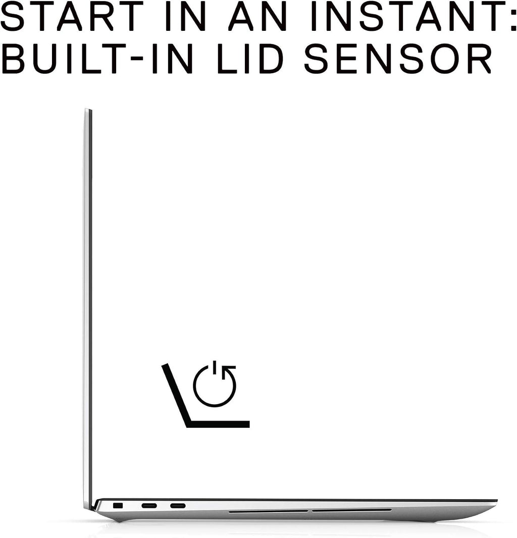 Dell XPS 15 9500 15.6 inches FHD i7-10750H 16 512GB SSD GTX 1650 Ti XPS9500-7002SLV-PUS (Renewed), Silver