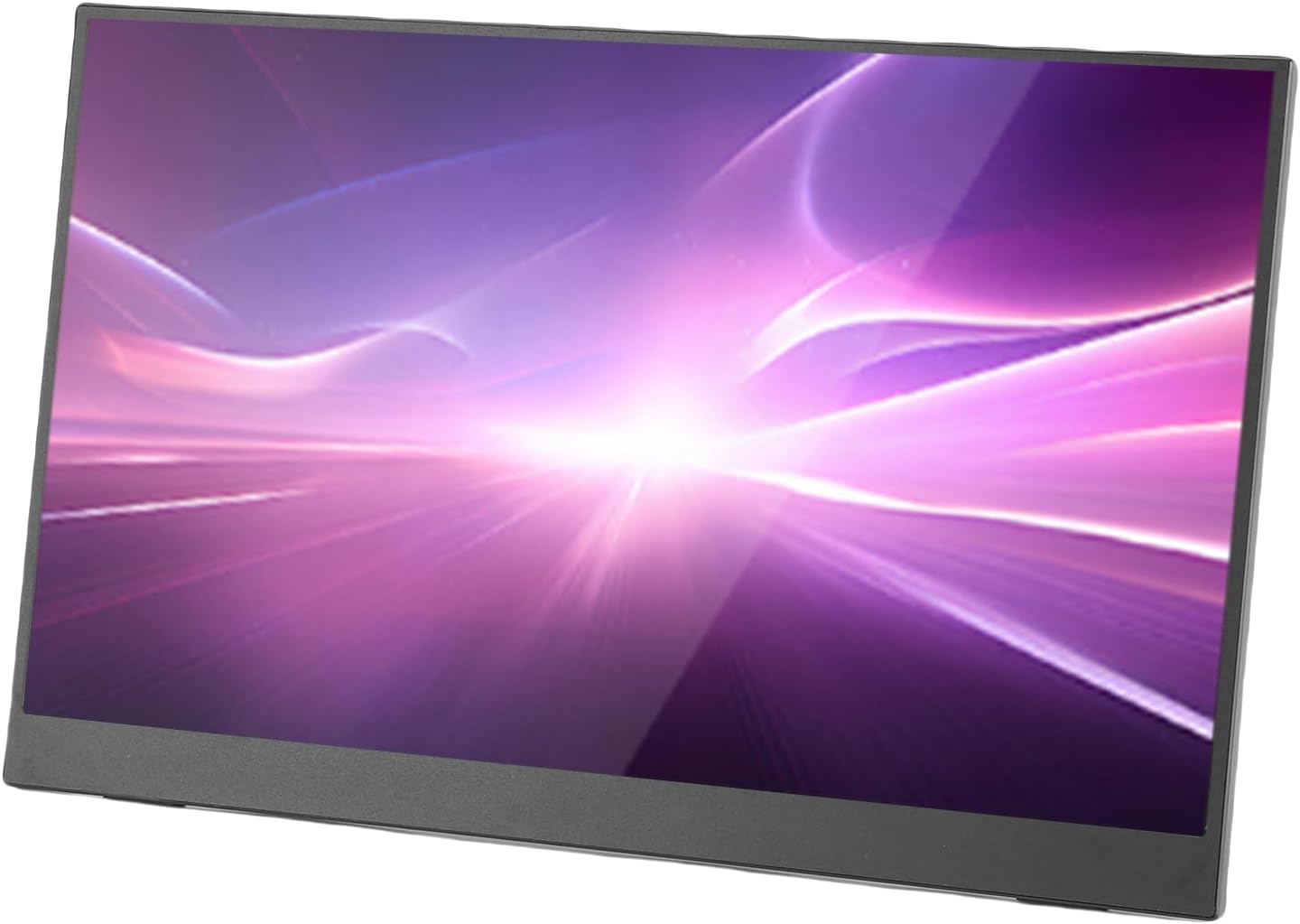 XUMIUZIY Portable Monitor - 15.6 Inch 1080P FHD 120Hz Computer Display, USB C HDMI Gaming Monitor with Stand & Dual Speaker, External Monitors for Laptop, PC, Phone, X Box