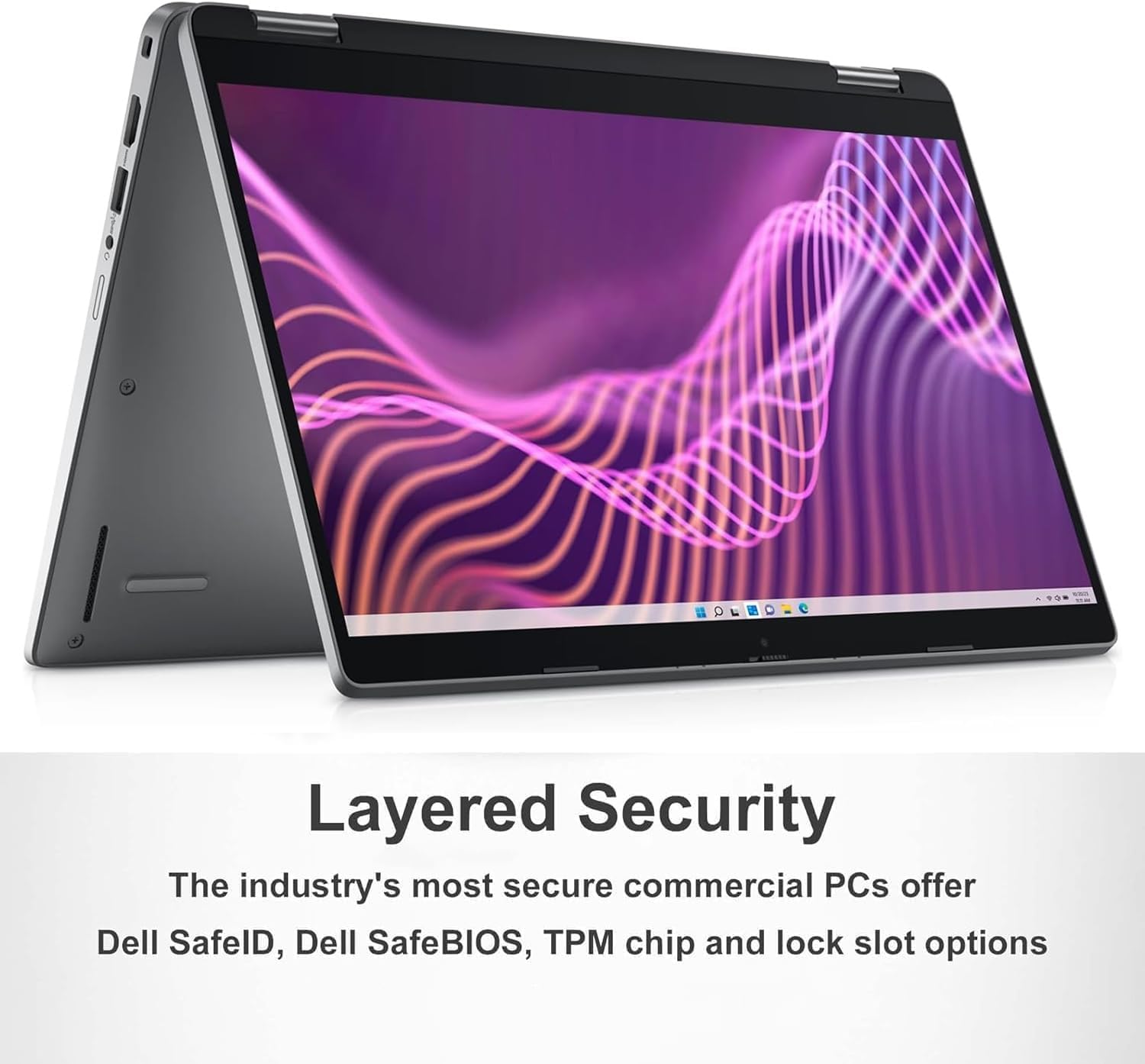 Dell Latitude 5000 13.3' 2-in-1 Business Laptop (FHD Touchscreen, Intel 10-Core i7-1265U vPro, 32GB RAM, 512GB SSD), 2x Thunderbolt 4, Backlit, Fingerprint, Webcam, Wi-Fi 6E, Win 11 Pro w/AI Copilot
