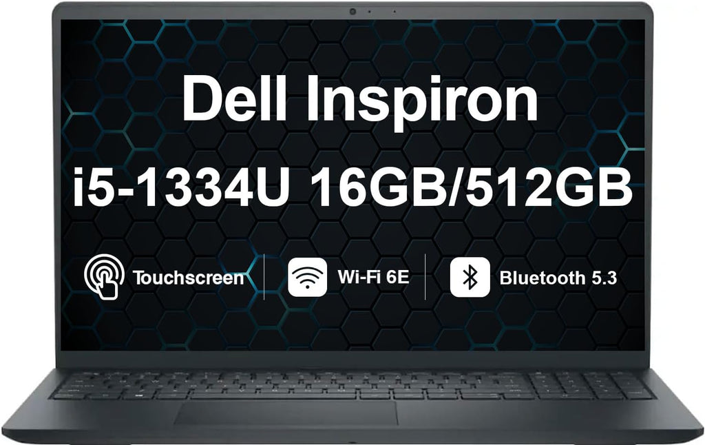 Dell Inspiron 15 3530 Business Laptop 15.6' Touchscreen FHD Display (Intel i5-1334U (Beat i7-1250U), 16GB DDR4, 512GB M.2 SSD, WiFi 6, HD Webcam, BT 5.3, Win11H)