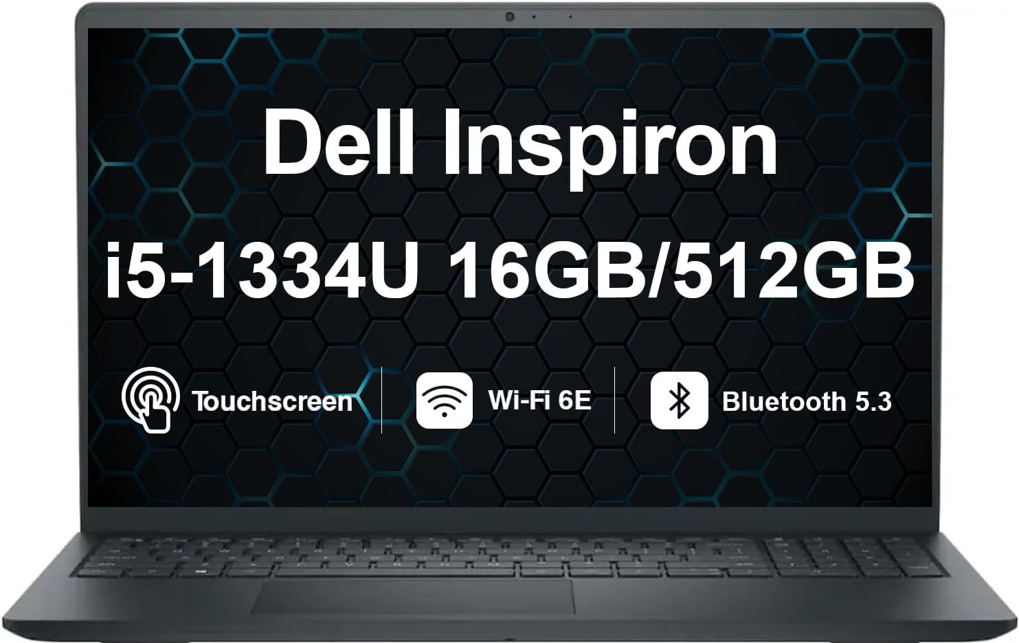 Dell Inspiron 15 3530 Business Laptop 15.6' Touchscreen FHD Display (Intel i5-1334U (Beat i7-1250U), 16GB DDR4, 512GB M.2 SSD, WiFi 6, HD Webcam, BT 5.3, Win11H)