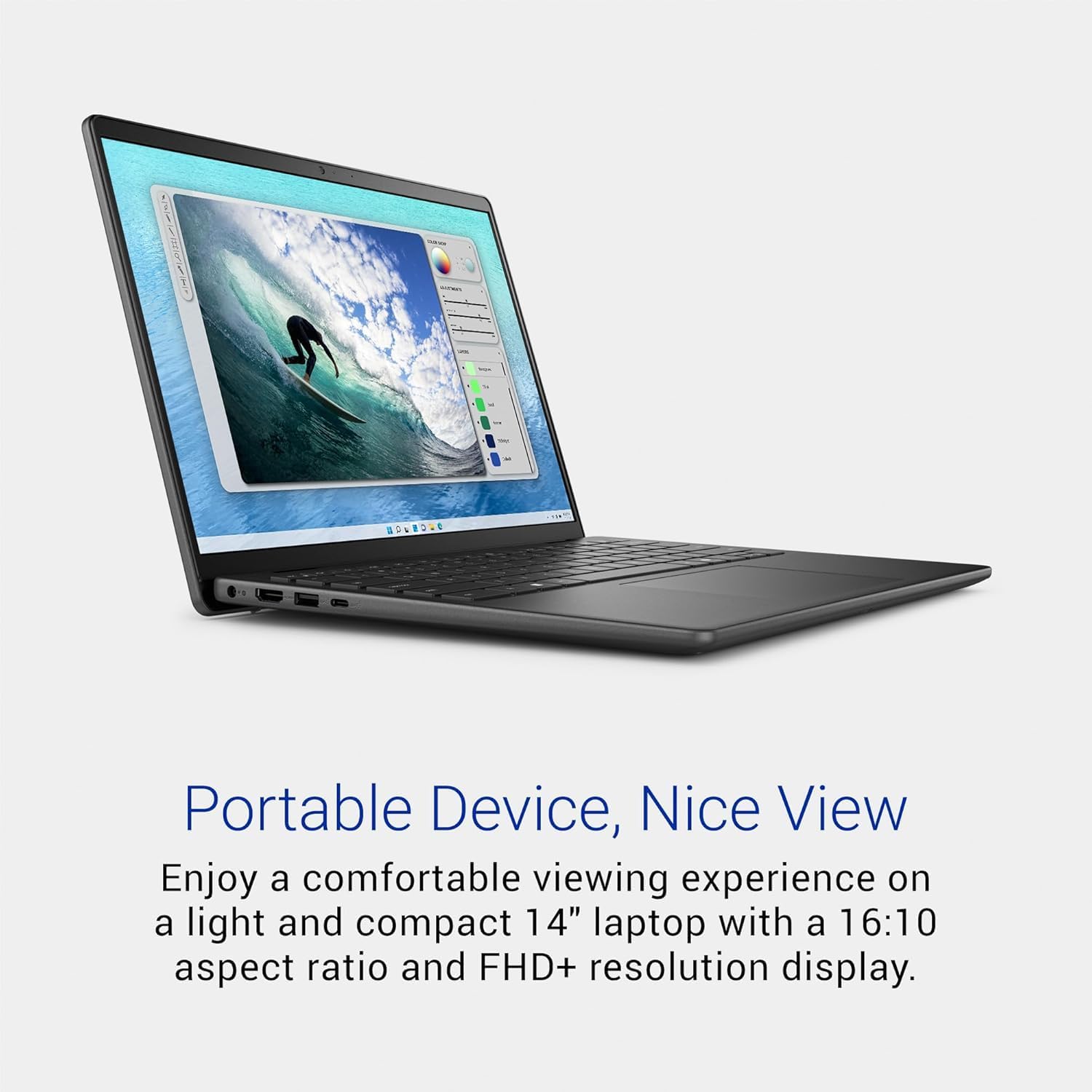 Dell Inspiron 14 i5440 2024 Business Laptop 14' WUXGA IPS 10-Core Intel i5-1334U 16GB DDR5 1TB SSD Intel Iris Xe Graphics Wi-Fi 6 Backlit Keyboard Win11 Home