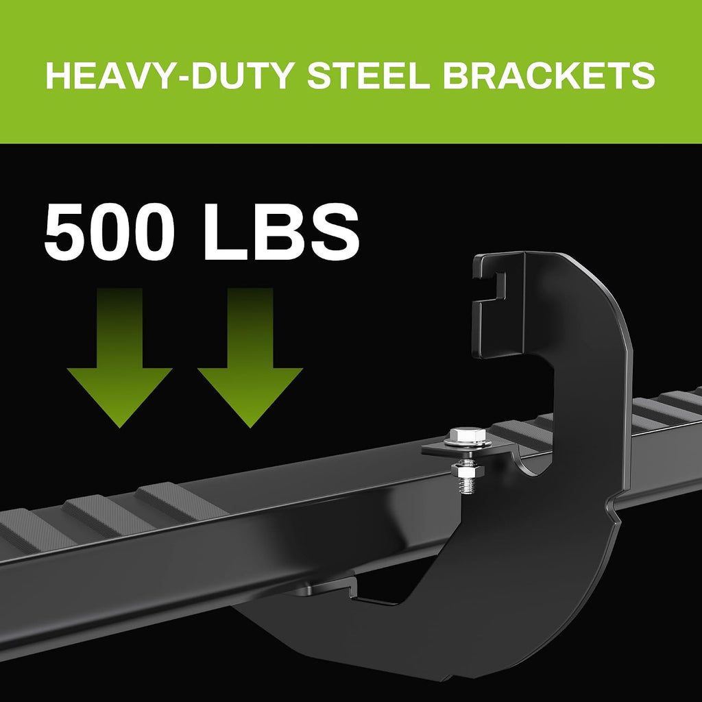 AUTOSAVER88 6 Inch Running Boards Compatible with Chevy Silverado/GMC Sierra 2019-2026 1500, 2020-2026 2500HD 3500HD Crew Cab, Step Pad Design, Stainless Steel Side Steps Nerf Bar