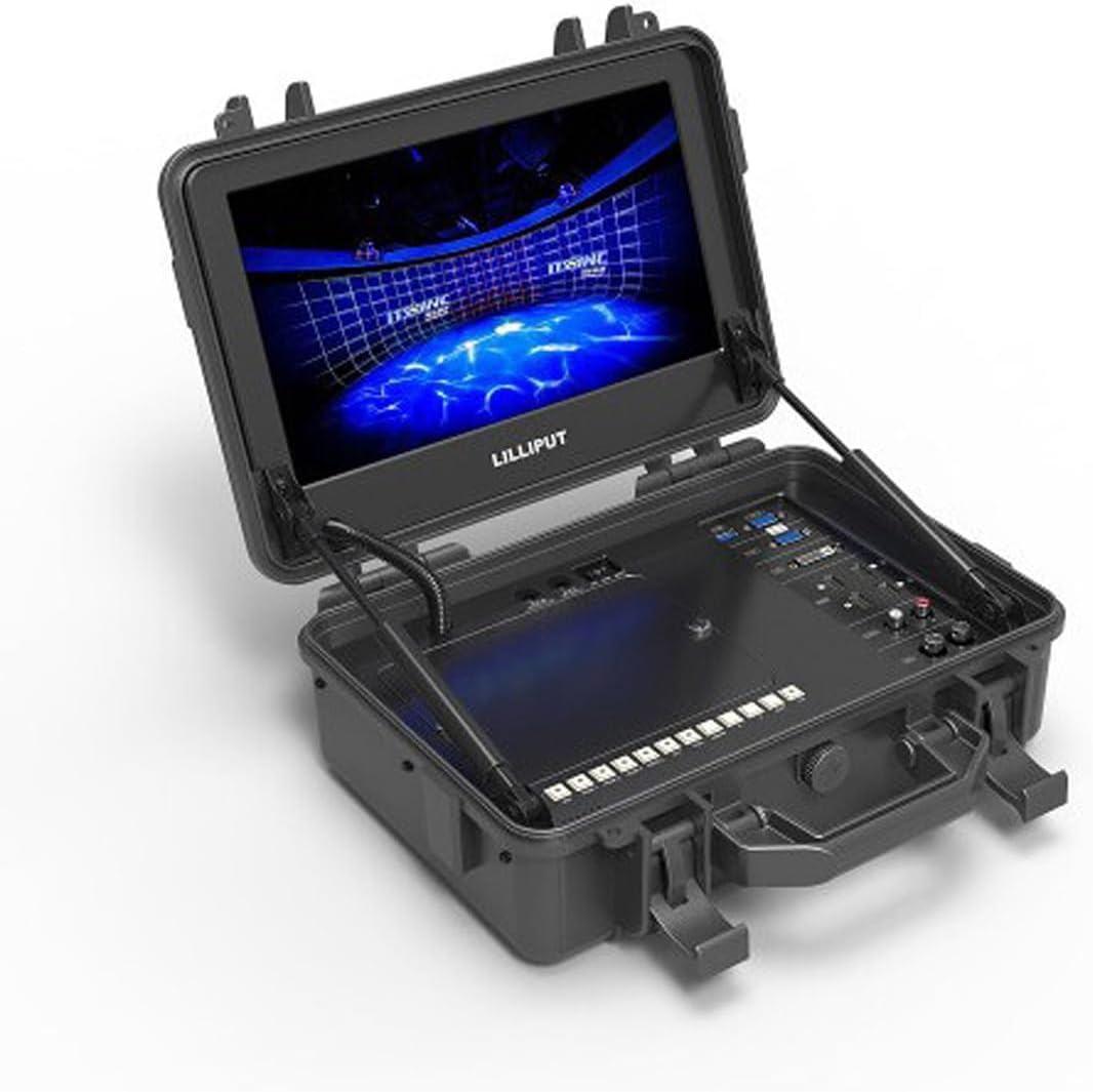 LILLIPUT BM120-4KS 12.5' 4K Monitor with 3D LUTS and HDR 4K Ultra-HD Native Resolution, Cover 137% Rec709 97% NTSC 90% DCI-P3 Color Space Color Space Peaking False Color & Time Code