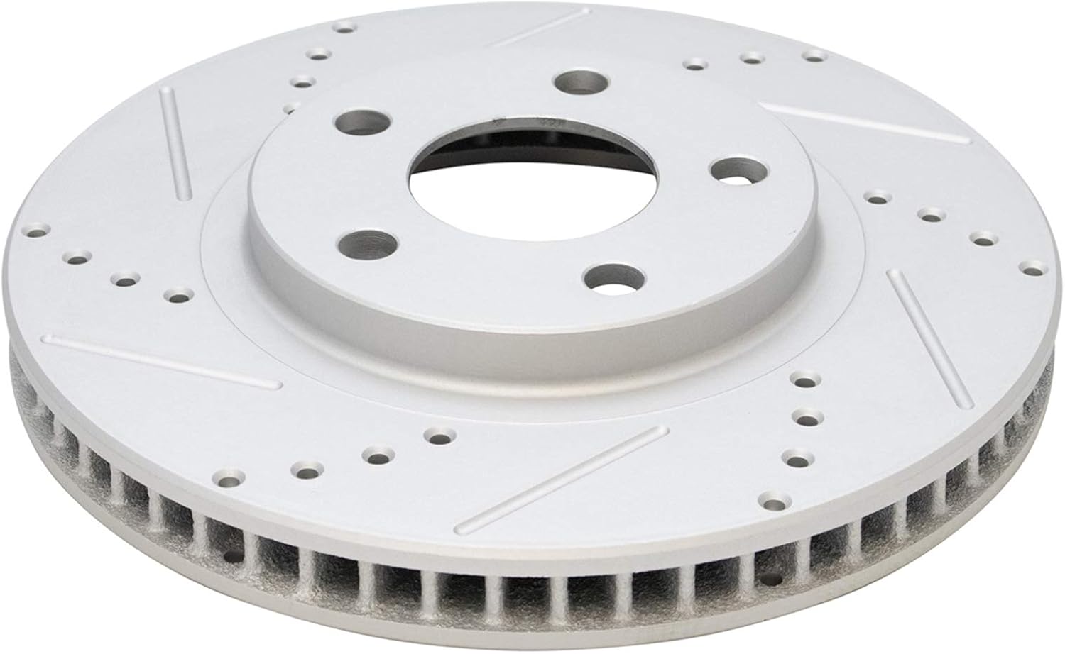 TRQ Performance Front and Rear Brake Rotor Set G Coated Drilled and Slotted Compatible with 1998-2002 Chevrolet Camaro 1998-2002 Pontiac Firebird