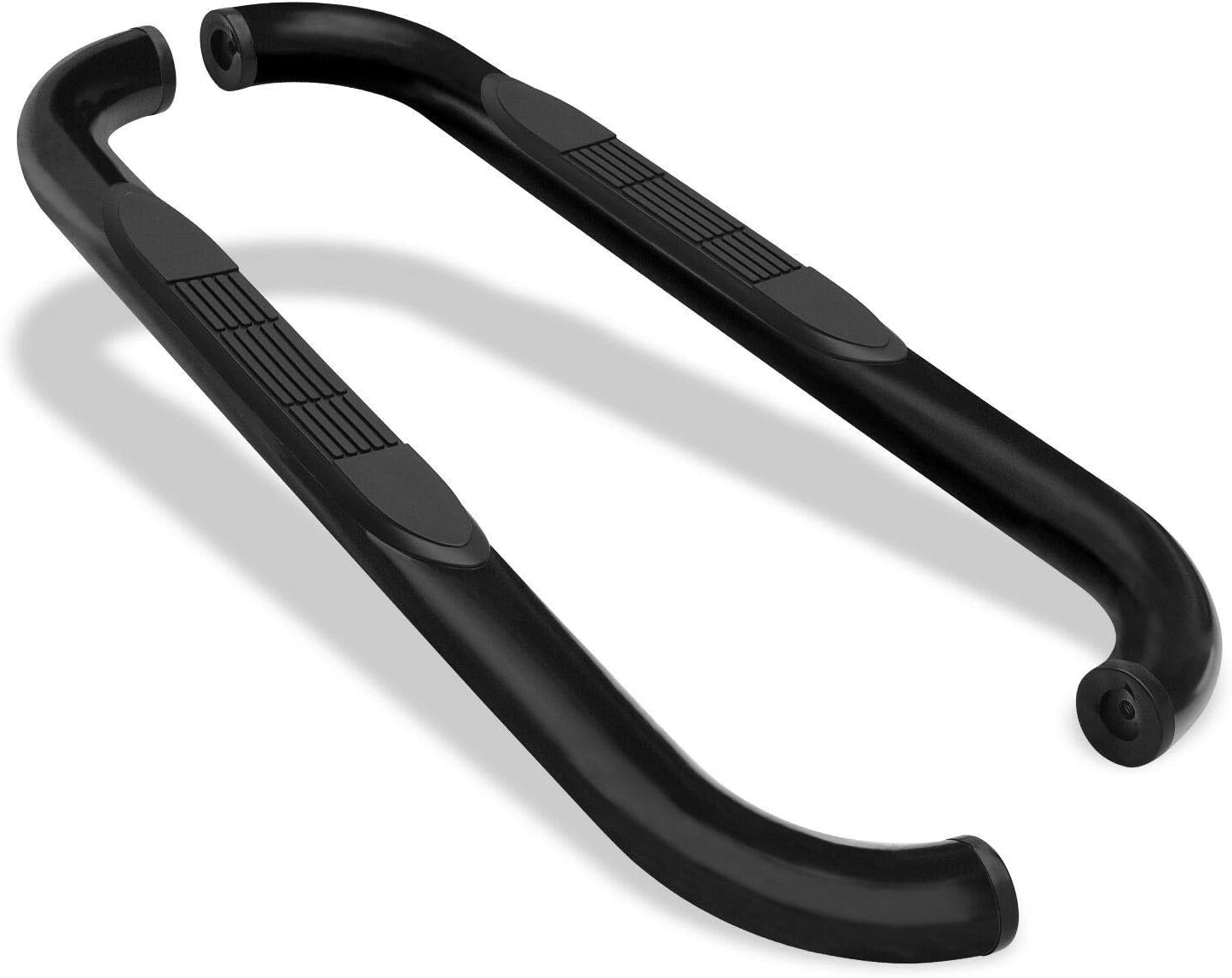 3' Black Side Step Rails Compatible with 1995-2004 Toyota Tacoma Access CAB/Extended CAB Side Bars NERF Bars Running Boards Step(4WD OR PRERUNNER 2/4WD)