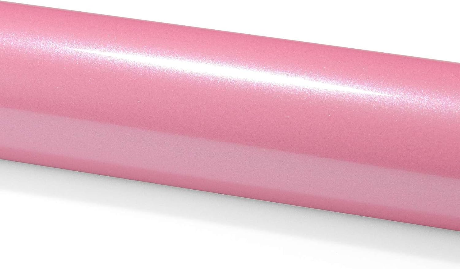5FTx55FT PET Super Gloss Metallic Petal Pink High Glossy Vinyl Wrap Auto Car Sticker Decal Film Sheet Bubble Free Air Release Technology with Tool Set