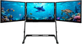 15.6' Fhd Triple Portable Monitor for Laptop, Laptop Screen Extender, Foldable Dual/Triple Monitor Setup for Work, Gaming & Trading