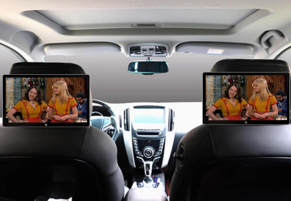 10.1 Inch 4K Android 13 NOAUKA Car TV Headrest Monitor for Cars Back seat,Support Phone Wireless Mirror Link Touch Screen,HDMI Input,USB/SD Card Tablet Portable Multi-Media Video Player,WiFi2+32G 2PCS