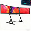 15.6 Inch Triple Laptop Extender, FHD 1080P IPS Portable Foldable Monitor, One Cable for Three Displays, HDMI/USB-C N Play, Travel Productivity Monitor.