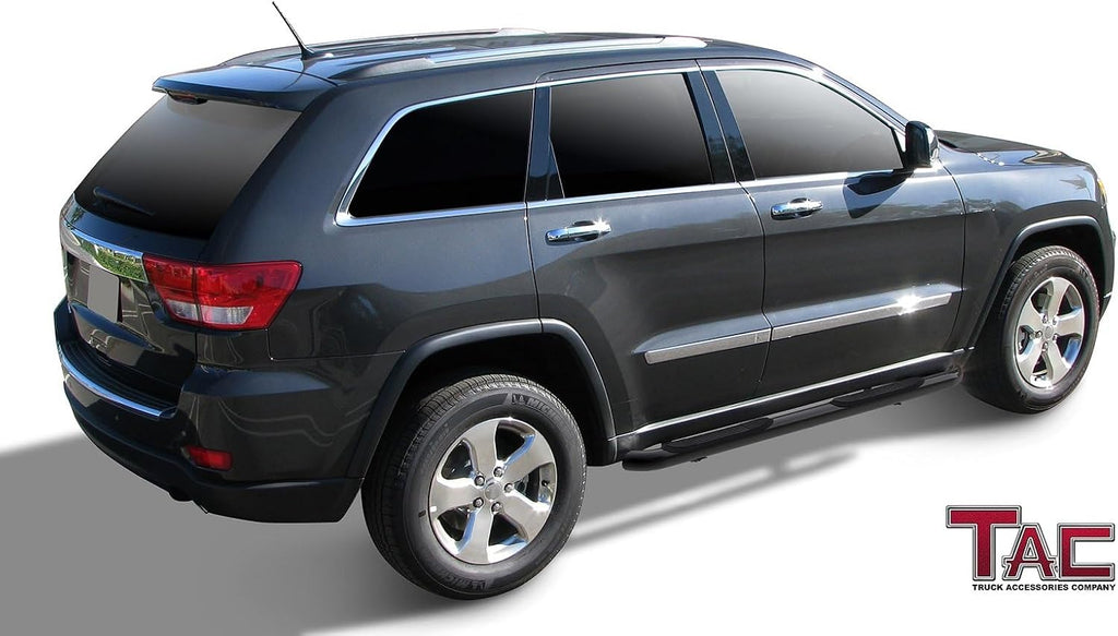 TAC Side Steps Fit 2009-2015 Honda Pilot 3 inches Black Side Bars Nerf Bars Step Rails Running Boards Off Road Automotive Exterior Accessories (2 Pieces Running Boards)