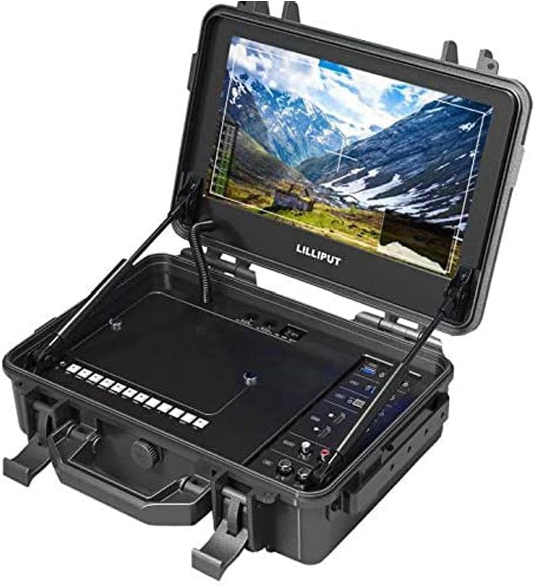 LILLIPUT BM120-4KS 12.5' 4K Monitor with 3D LUTS and HDR 4K Ultra-HD Native Resolution, Cover 137% Rec709 97% NTSC 90% DCI-P3 Color Space Color Space Peaking False Color & Time Code