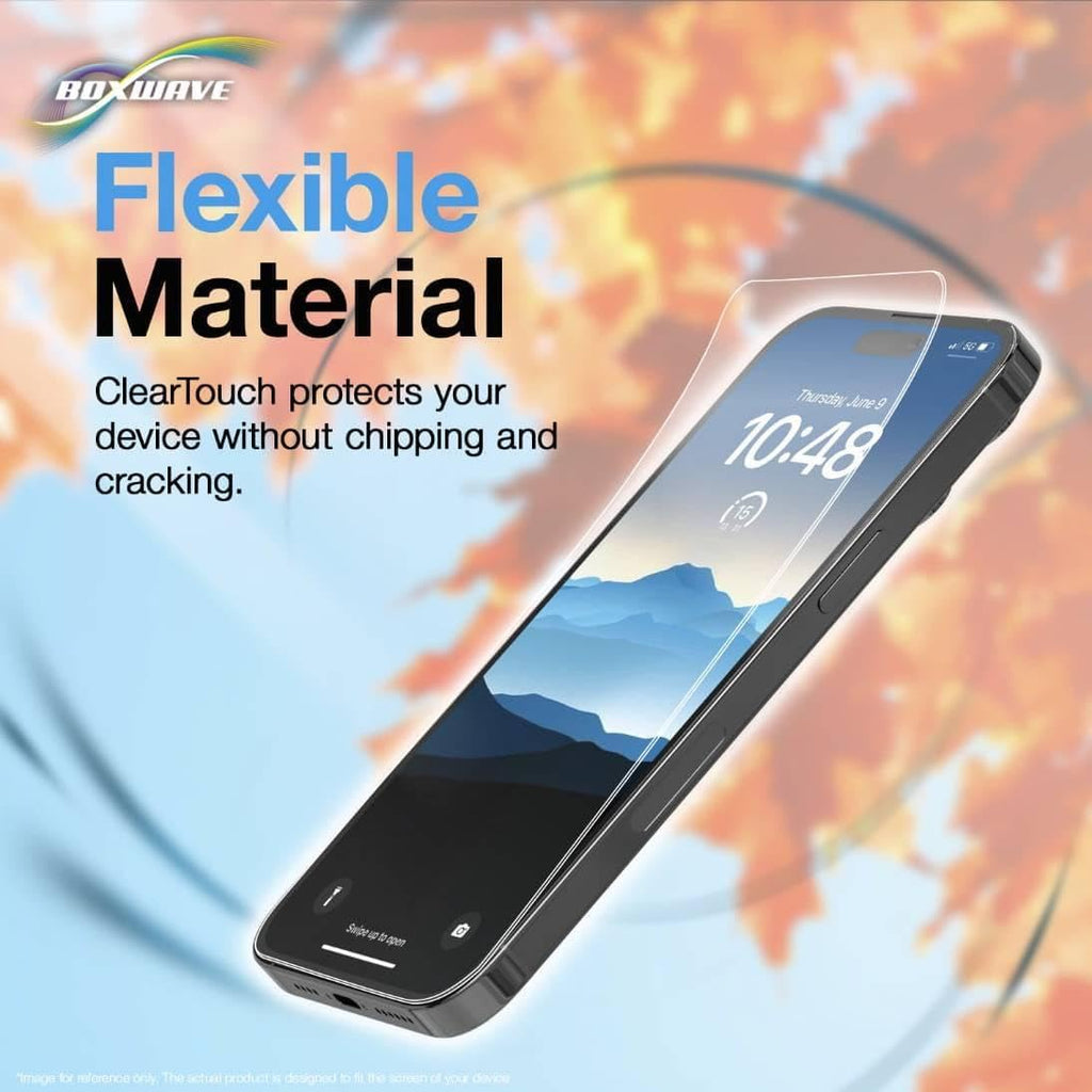 BoxWave Screen Protector Compatible with LG StanbyME Portable Touch Screen Monitor (27 in) - ClearTouch Crystal ToughShield 9H (2-Pack), Clear 9H Tough Flexible Film Screen Protector