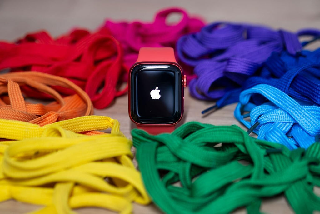 Apple Watch Series 6 (GPS, 44mm) - Red Aluminum Case with Red Sport Band (Renewed)