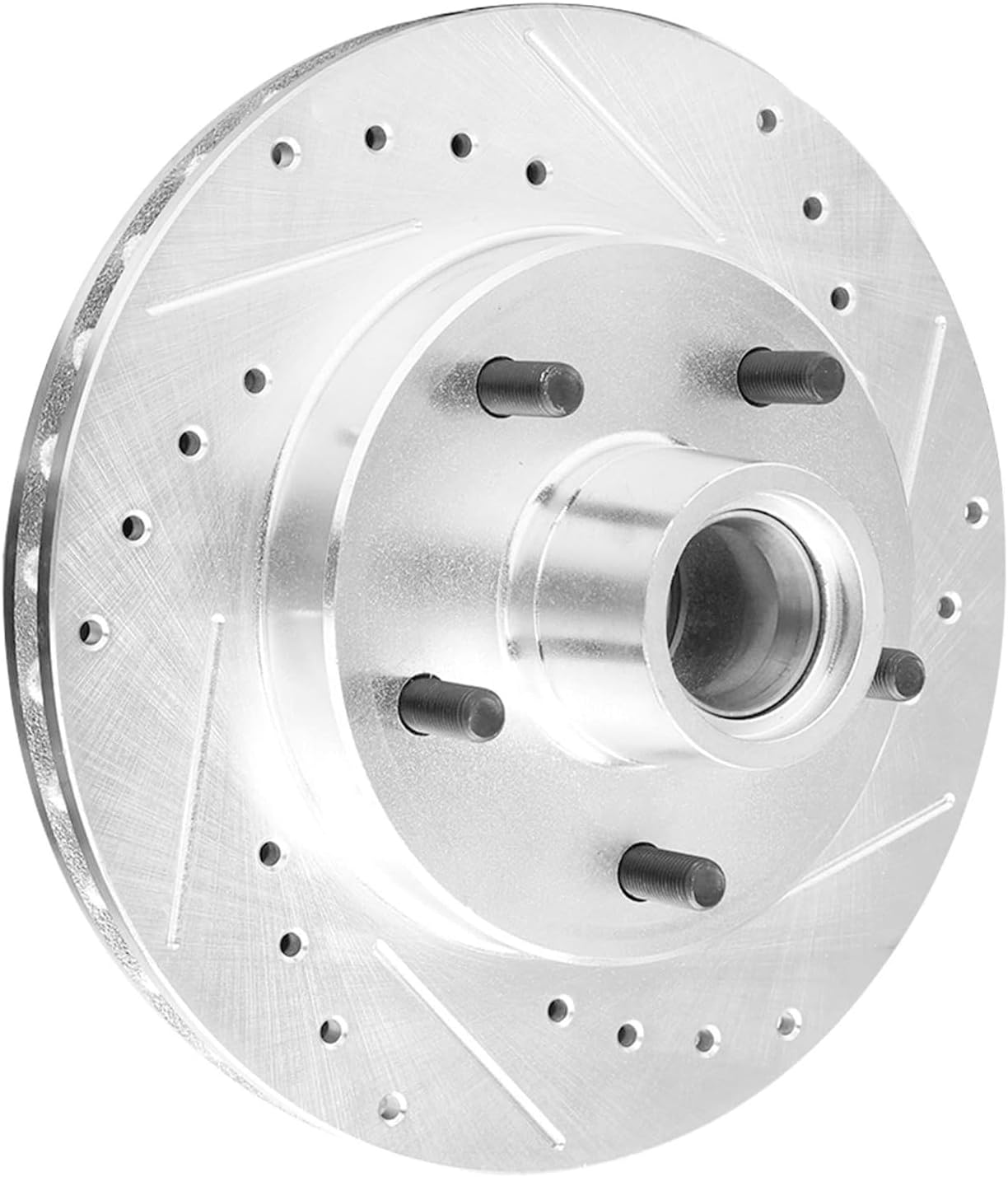 Detroit Axle - Front Brake Rotors for Chevrolet Camaro El Camino Malibu S10 Blazer GMC Sonoma Buick Regal Drilled and Slotted Disc Brake Rotors Replacement Brakes