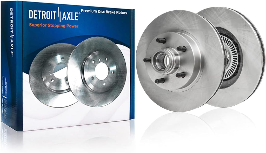 Detroit Axle - Front Brake Rotors for Ford Explorer Ranger Mazda B-Series Mercury Mountaineer, Disc Brake Rotors Replacement : 11.28' inch Rotor