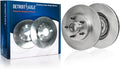 Detroit Axle - Front Brake Rotors for Ford Explorer Ranger Mazda B-Series Mercury Mountaineer, Disc Brake Rotors Replacement : 11.28' inch Rotor