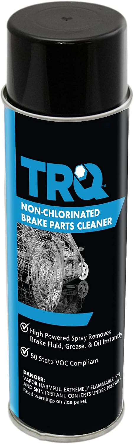 TRQ Front Performance Brake Pad & Rotor Kit, with Chemical Kit Semi-Metallic Compatible with 2002-2006 Acura RSX 2006-2011 Honda Civic 2011-2015 CR-Z