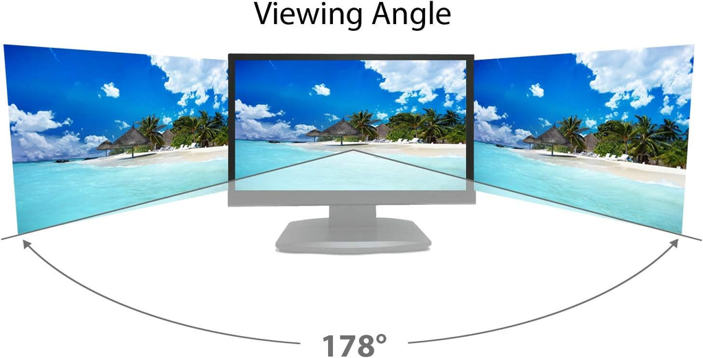 1stPV 21.5' SuperHD 5MP/2592x1944 16:9 Professional Security Monitor, 1 HDMI, 2 BNC Inputs(HD-TVI/AHD/CVI/CVBS) & 2 BNC Outputs, working with 5MP security cameras directly in addition to DVR/NVR & PC