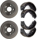 Brake Shoes Rear Set and Drums Replacement Brake Kit for Honda Accord 2003 2004 2005 2006 2007 2.4L l4, for Honda Civic 2006 2007 2008 2009 2010 2011 2012 2013 2014 2015 1.8L l4