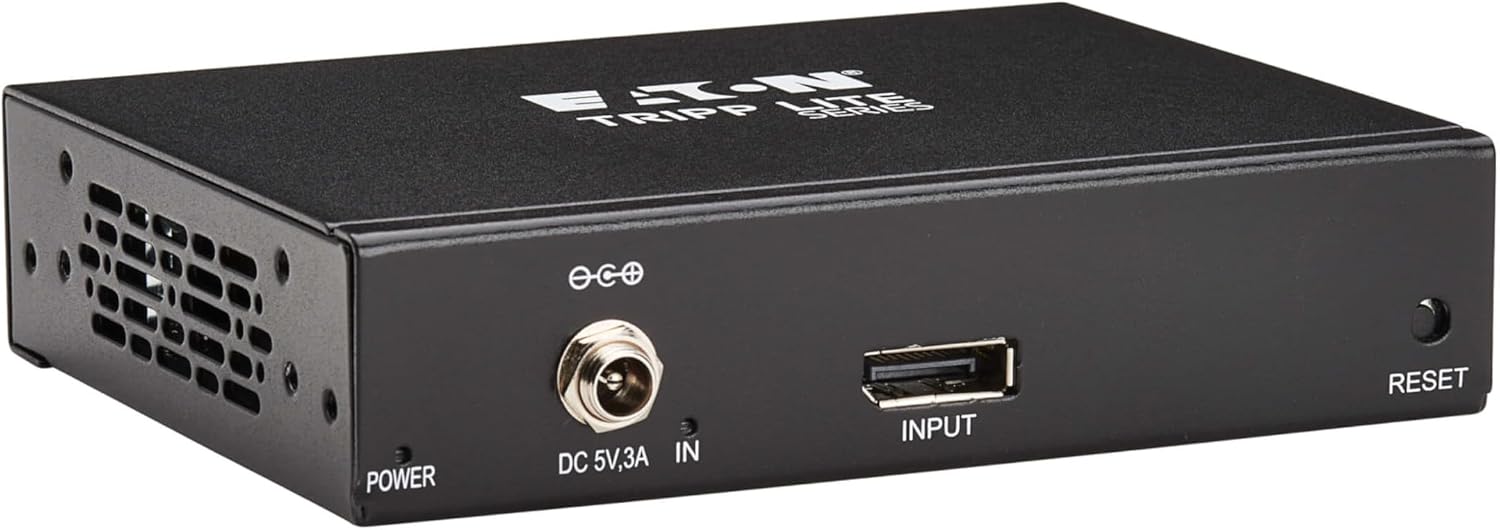 Tripp Lite Series 3-Port DisplayPort Splitter for 3 Monitors, 4K@60Hz Video, 1 in 3 Out, DP 1.4, MST Hub, TAA Compliant, Plug-and-Play, 1-Year Warranty (B156-003-8K)