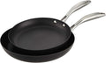Scanpan Pro IQ 2 piece Nonstick Fry Pan Set (Included 9.5' & 11' Fry Pans) - Compatible with All Cooktops, Induction Ready, Metal Utensil Safe, Oven Safe to 500°F, Dishwasher Safe