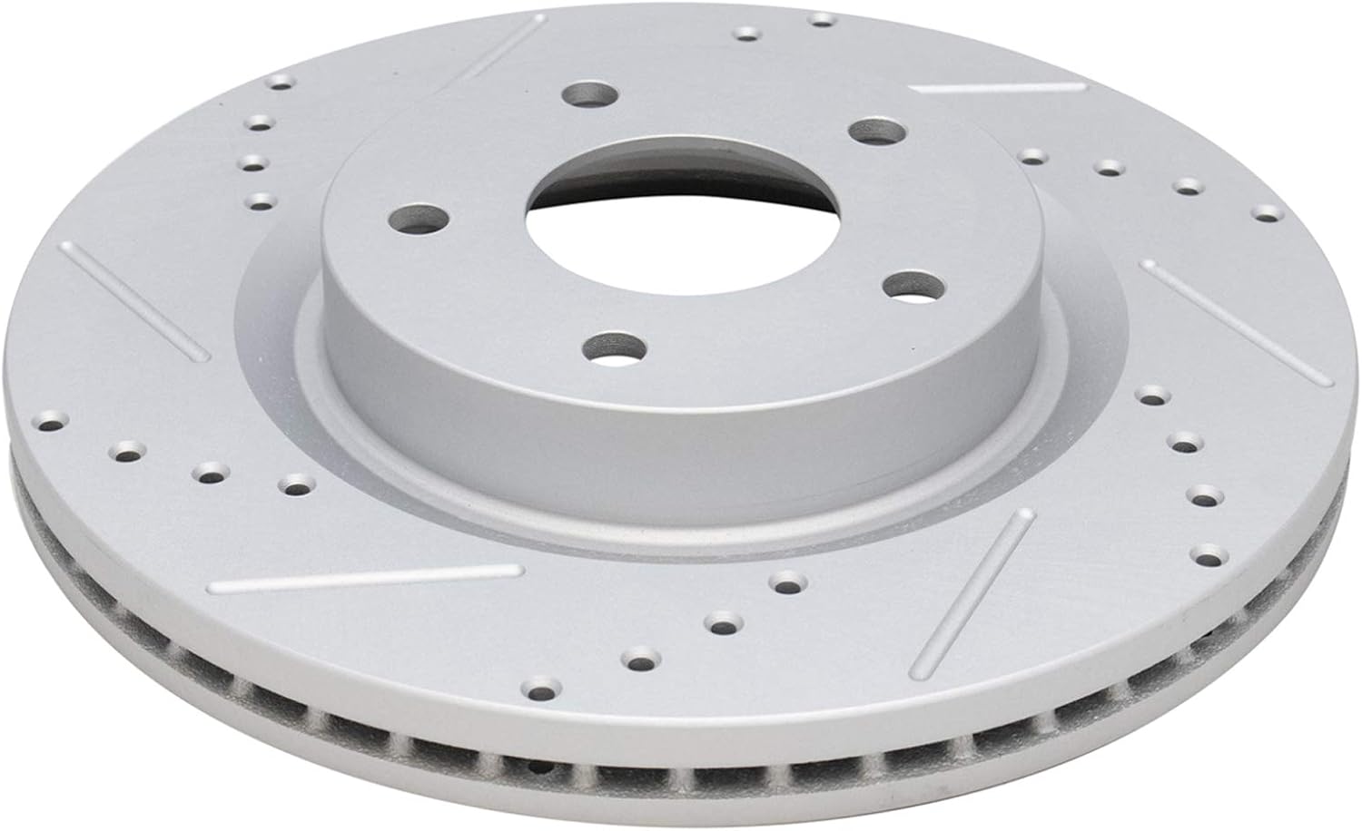 TRQ Performance Front and Rear Brake Rotor Set G Coated Drilled and Slotted Compatible with 2007-2024 Nissan Altima