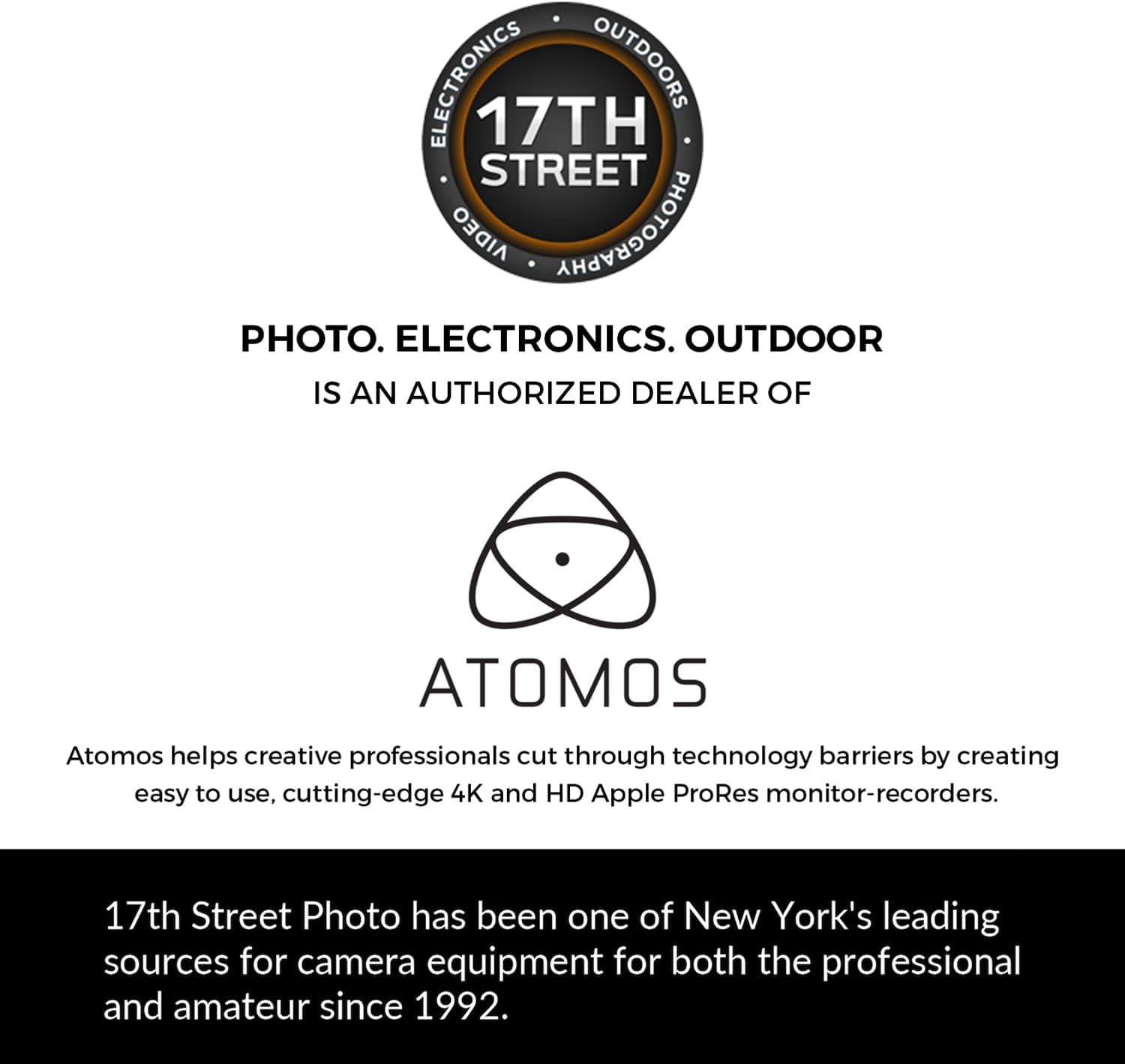 Atomos Ninja RAW Monitor/Recorder with Camera Control for HDMI & Mirrorless Cameras - 5 inch HDR Resolution with Universal Power Kit and Aluminum Alloy 1/4' Camera Hot Shoe Mount (2 Pack), Bundle Kit