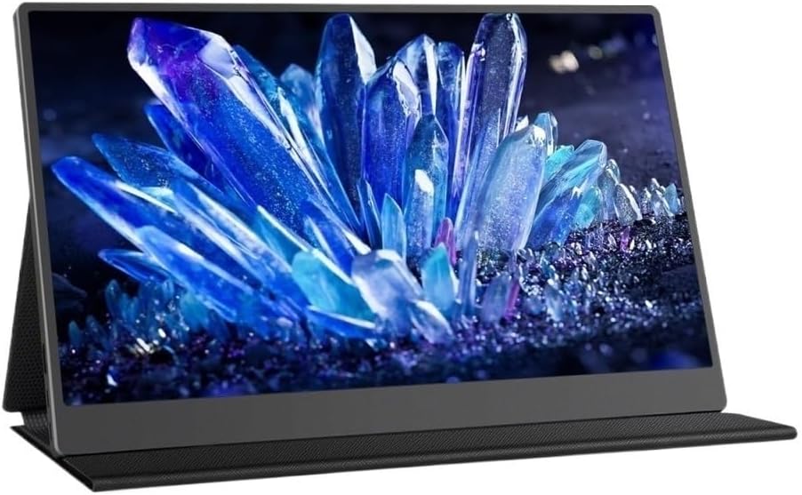 Portable Monitor for Laptop 15.6 Inch 1920 * 1080 60Hz IPS Portable Display for Laptop Computer Office Mobile Phone Extended Sub-Screen Portable Gaming Monitor