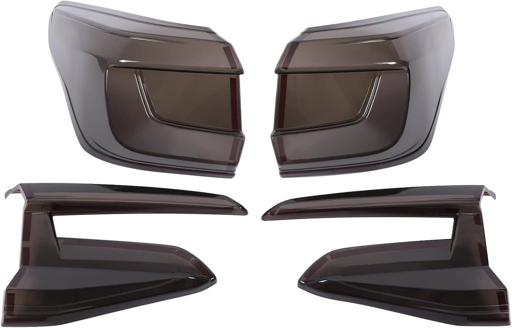 Car Rear Tail Light Lamp Cover Compatible with Subaru Crosstrek GU 2024-2026, Taillight Lamp Shell Shade Frame Bezels Trim Frame Rear Headlight Decorative Cover Protector ABS Exterior Accessories