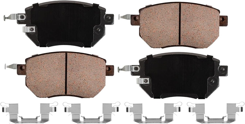 Detroit Axle - 4pc Front Brake Kit for 05-06 Nissan Altima 05-07 09-12 Murano 04-08 Maxima 03-05 INFINITI FX35 FX45, Drilled and Slotted Disc Brake Rotors Ceramic Brakes Pads : 12.60' inch Rotors