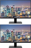 acer Vero V7 V277 E BIP 27 inch 1080P Full HD IPS 100 Hz 4 ms Backlit Widescreen LCD Monitor, 2-Pack Bundle with Eye Care, VGA, HDMI, DisplayPort